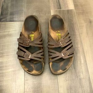 Birkenstock double strap sandals